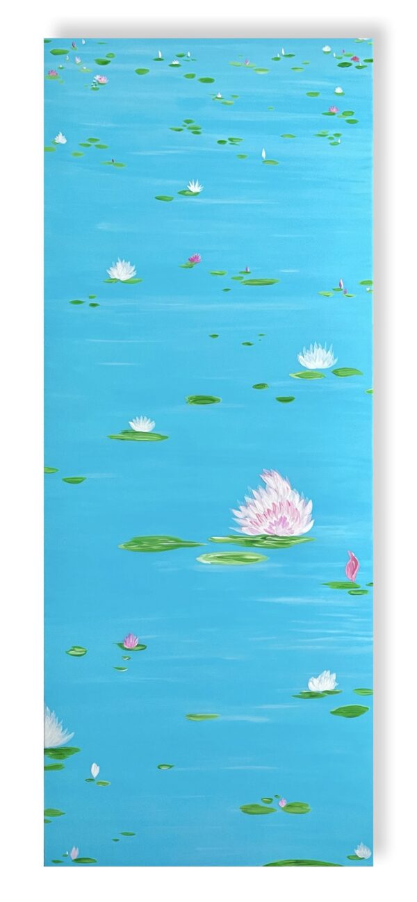 Water Lily mixed media