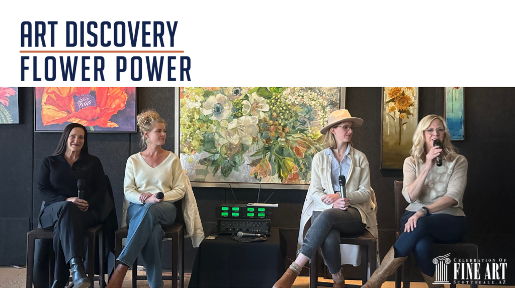 art discovery flower power panelists