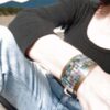 Natural Bronze Cuff - Mermaid - Image 2