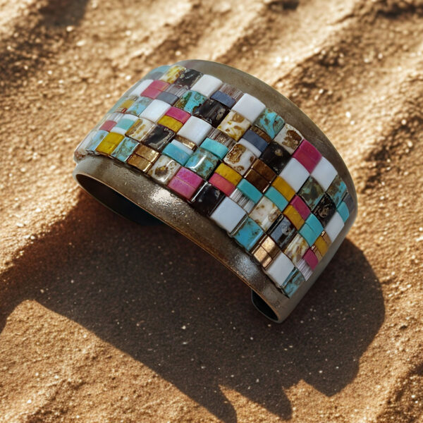 Natural Brass Cuff - Oceanside